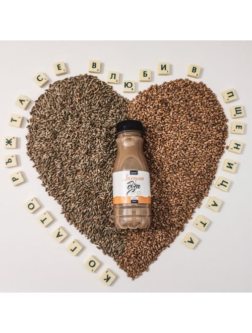 Захарна боза от ръж и пшеница