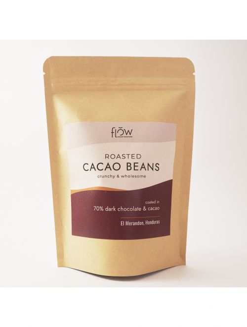 Печени какаови зърна с натурален шоколад