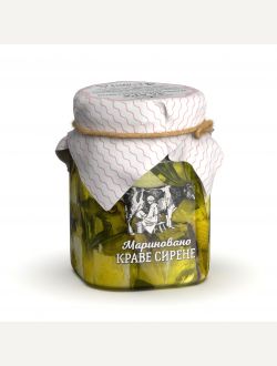 Сирене от краве мляко, мариновано