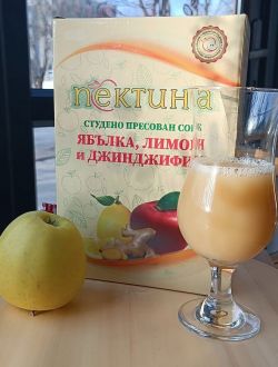 Сок Ябълка, лимон и джинджифил